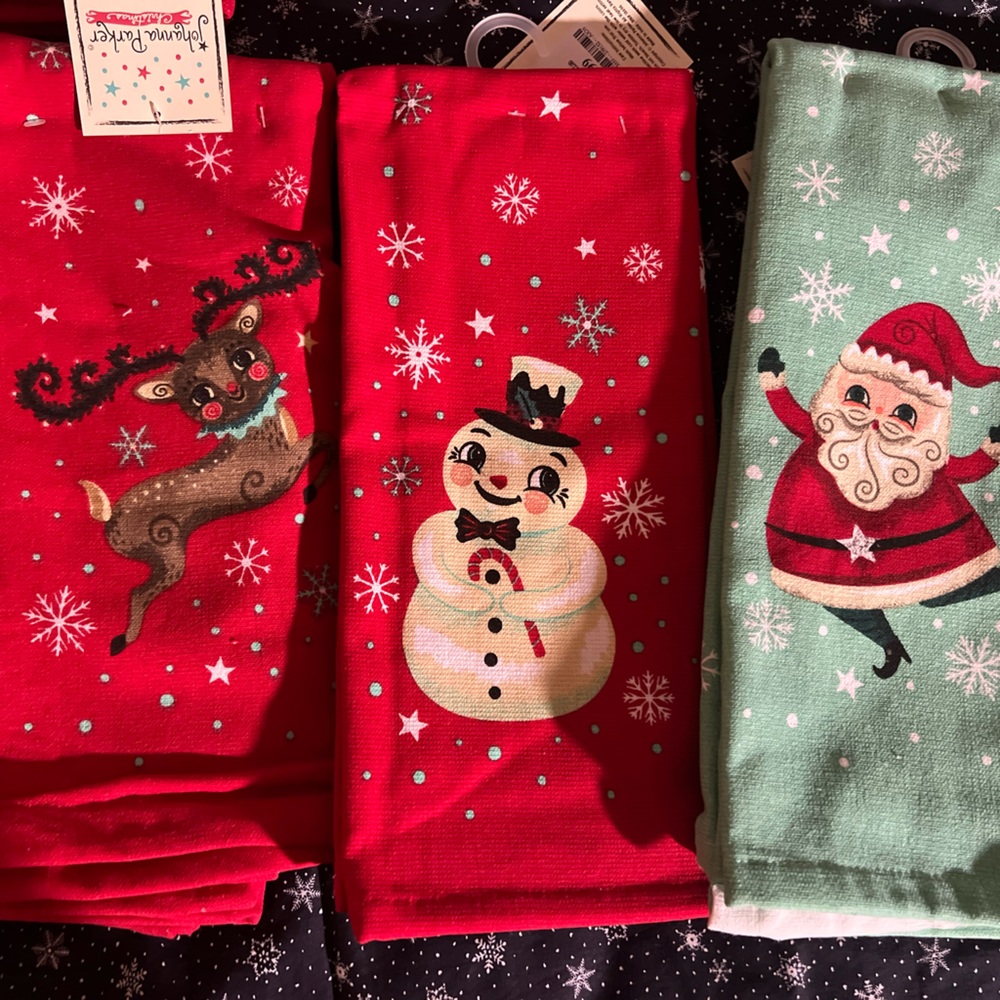 Johanna Parker Christmas Towels
